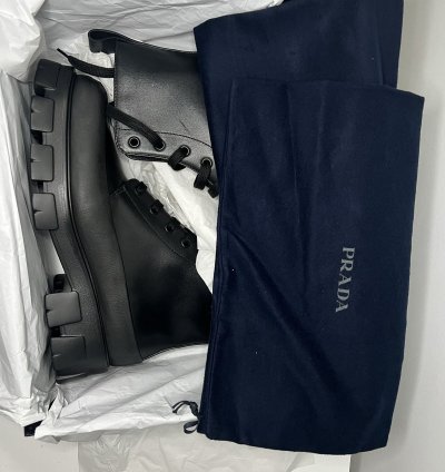 Prada Combat Boots