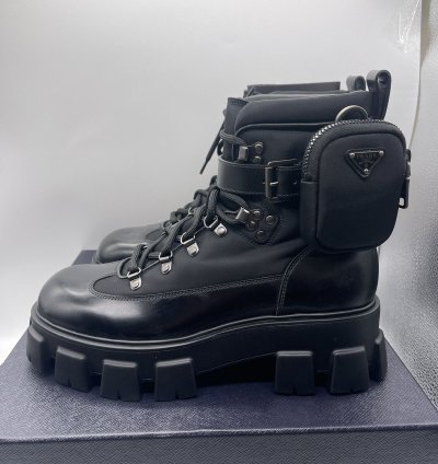 Prada Combat Boots Size Eu 42 Rrp 1050