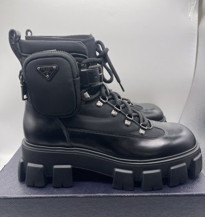 Prada Combat Boots Size Eu 42 Rrp 1050