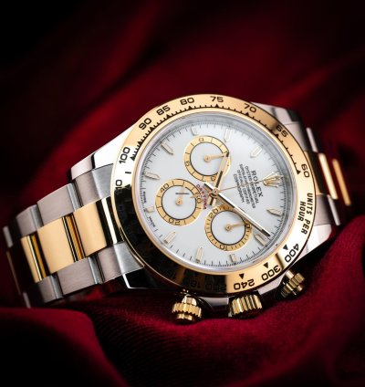 Rolex Daytona 2024 Rolex Daytona Two Tone White Dial Steel Gold 40mm Bnib Box Papers 126503