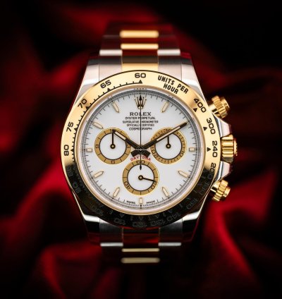 Rolex Daytona 2024 Rolex Daytona Two Tone White Dial Steel Gold 40mm Bnib Box Papers 126503