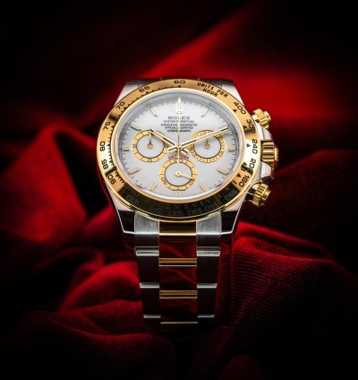 Rolex Daytona 2024 Rolex Daytona Two Tone White Dial Steel Gold 40mm Bnib Box Papers 126503
