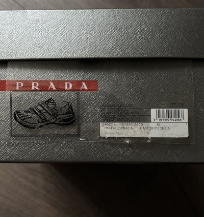 Prada Cross Section Technical Knitted Sneakers