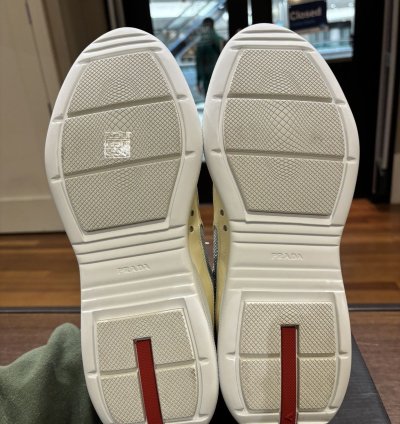 Prada Cup Beige Silver