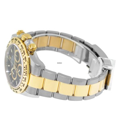 Rolex Daytona 40mm Yellow Gold And Steel Black Index Dial Gold Bezel 126503