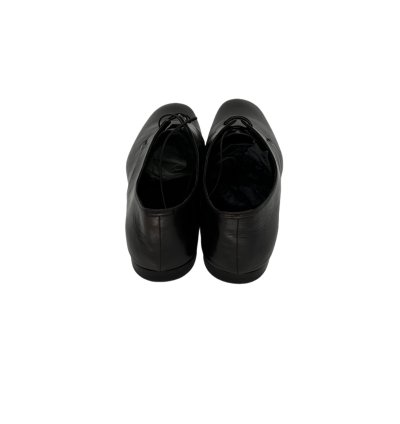 Prada Dark Brown Moro Grain Soft Leather Derby Shoes