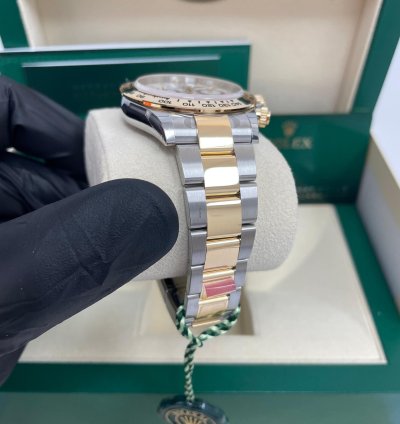 Rolex Daytona 40mm Yellow Rolesor Cosmograph White Index Dial 116503