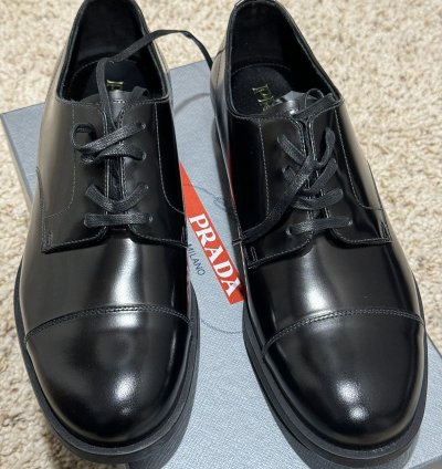 Prada Derby Dress Shoes 8 5