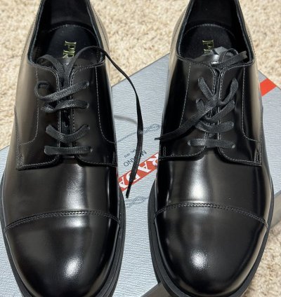 Prada Derby Dress Shoes 8 5