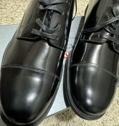 Prada Derby Dress Shoes 8 5
