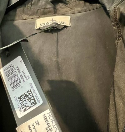 Stone Island Mussola Gommata-tc Hand-sprayed Parka