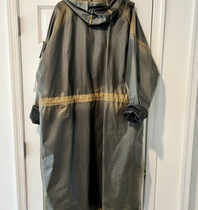 Stone Island Mussola Gommata-tc Hand-sprayed Parka