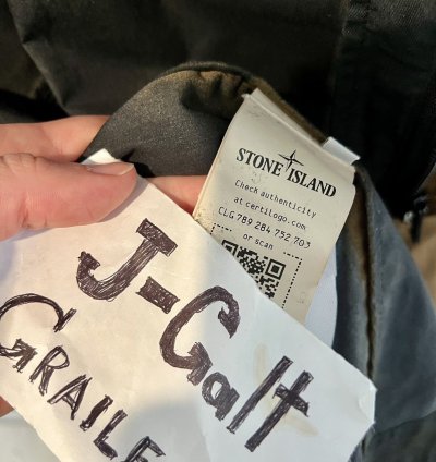 Stone Island Mussola Gommata-tc Hand-sprayed Parka