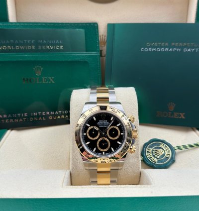 Rolex Daytona Black Dial Two Tone Bracelet 126503 Unworn 2025