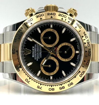 Rolex Daytona Black Dial Two Tone Bracelet 126503 Unworn 2025