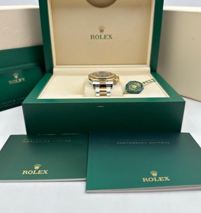 Rolex Daytona Black Dial Two Tone Bracelet 126503 Unworn 2025