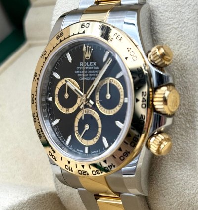 Rolex Daytona Black Dial Two Tone Bracelet 126503 Unworn 2025