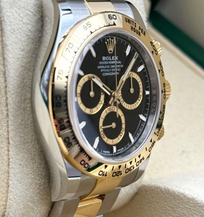 Rolex Daytona Black Dial Two Tone Bracelet 126503 Unworn 2025