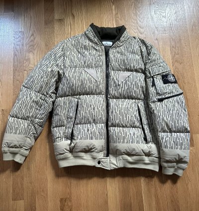 Stone Island Naslan Light Watro Camo Reflective Down Size