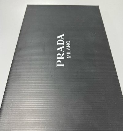 Prada Downtown Leather Sneakers White Red Men Prada Size 1