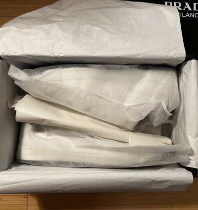 Prada Downtown Low Top Sneakers In Calf White