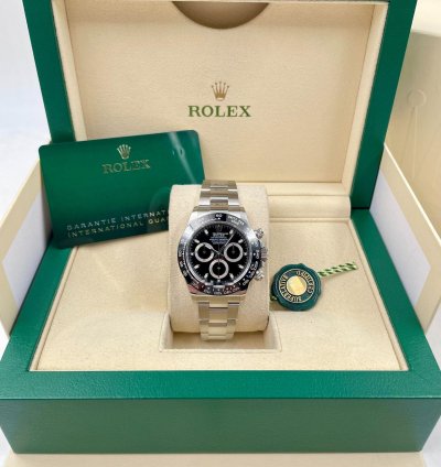 Rolex Daytona Ceramic 116500ln Black Dial Unworn 2023