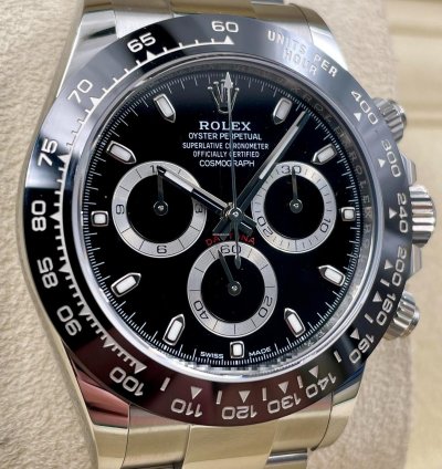 Rolex Daytona Ceramic 116500ln Black Dial Unworn 2023