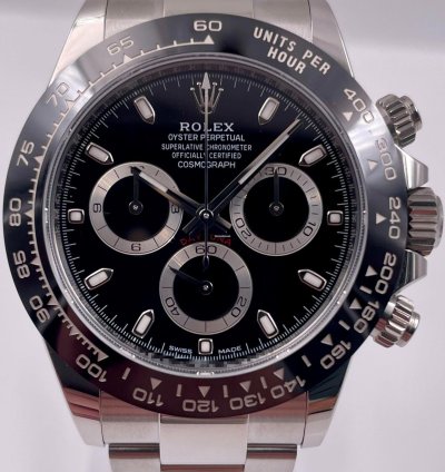 Rolex Daytona Ceramic 116500ln Black Dial Unworn 2023