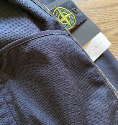 Stone Island Navy Blue Light Soft Shell- Jacket
