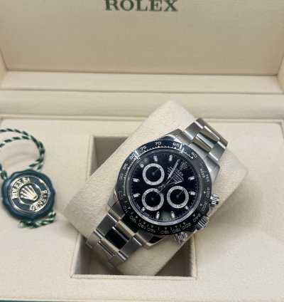 Rolex Daytona Ceramic Bezel Black Dial 116500ln 2023 New