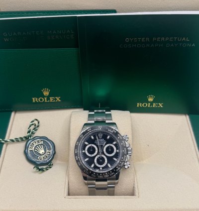 Rolex Daytona Ceramic Bezel Black Dial 116500ln 2023 New