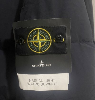 Stone Island Navy Naslan Down Jacket