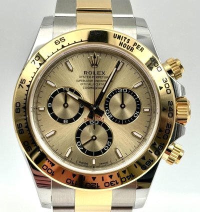 Rolex Daytona Champagne Dial Two Tone Bracelet 126503 Unworn 2024