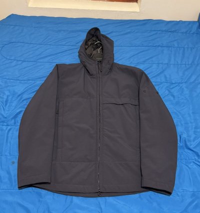 Stone Island Navy Primaloft Hooded Jacket