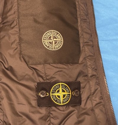 Stone Island Navy Primaloft Hooded Jacket