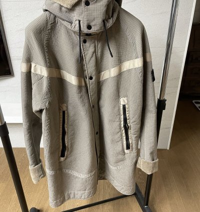 Stone Island Nike 16fw Jaquard Wool Fur Parka 6525401n1