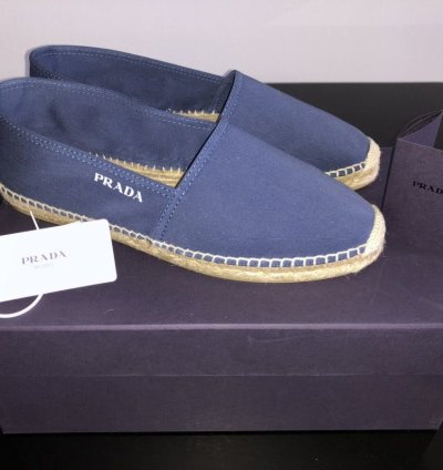 Prada Fabric Espadrilles Brand New With Box
