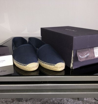 Prada Fabric Espadrilles Brand New With Box
