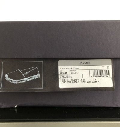 Prada Fabric Espadrilles Brand New With Box