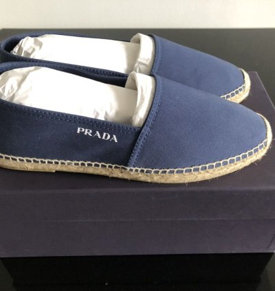 Prada Fabric Espadrilles Brand New With Box