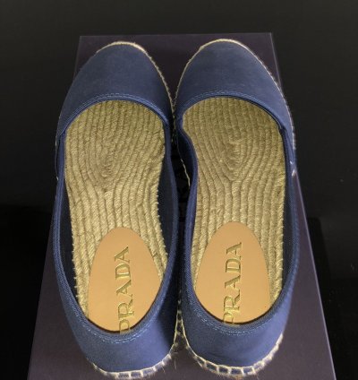 Prada Fabric Espadrilles Brand New With Box