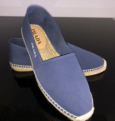 Prada Fabric Espadrilles Brand New With Box