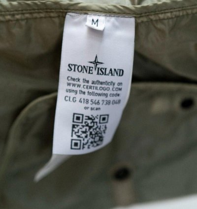 Stone Island Nwt Lamy Velour Nylon Green Jacket Sz