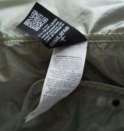 Stone Island Nwt Lamy Velour Nylon Green Jacket Sz