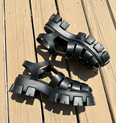 Prada Foam Rubber Oversized Sandals Size 12