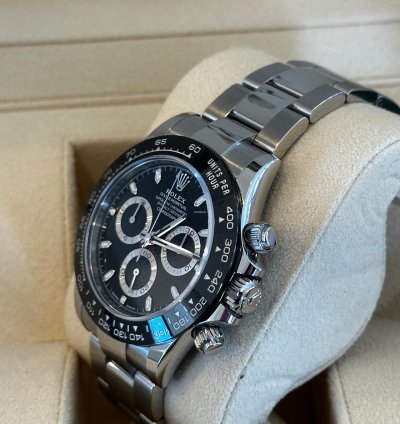 Rolex Daytona Cosmograph Daytona 40mm 116500ln Oystersteel Black Dial Unworn Complete 2023