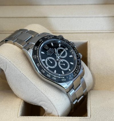 Rolex Daytona Cosmograph Daytona 40mm 116500ln Oystersteel Black Dial Unworn Complete 2023