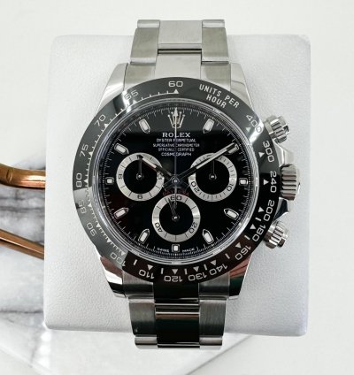 Rolex Daytona Cosmograph Daytona 40mm Black Ceramic Bezel Stainless Steel Black Dial 116500ln