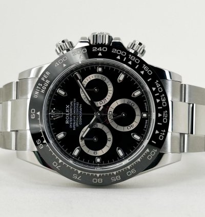 Rolex Daytona Cosmograph Daytona 40mm Black Ceramic Bezel Stainless Steel Black Dial 116500ln