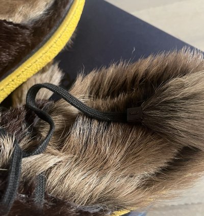 Prada Fw17 Tassled Fur Chukka Boots